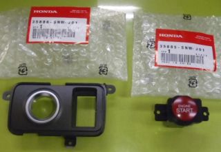 Honda Civic Type R FD2 JDM Start Button Switch Kit 35885 SNW J01 35886