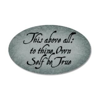 To Thine Own Self Be True 950x950.png Wall Clock by