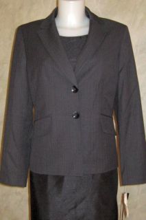 Kasper Black Multi Blazer Jacket Sz 12 Petite $188