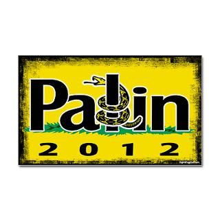 Gadsden Palin 2012 Rectangle Sticker by rightwingstuff