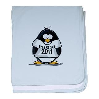 2011 Gifts  2011 Baby Blankets  Class of 2011 Penguin baby