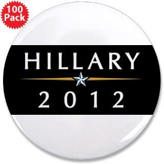 2012 Gifts  2012 Buttons  Hillary 2012 3.5 Button (100 pack)