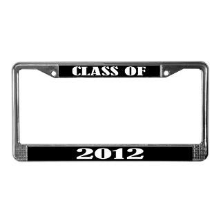 Class Of Car Accessories  Class Of 2012 Black License Plate Frame