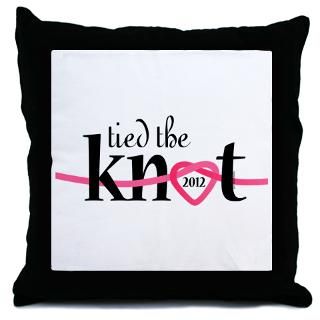 2012 Gifts  2012 More Fun Stuff  Tied The Knot 2012 Throw Pillow