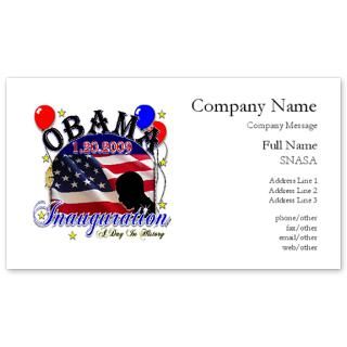 Inauguration 2009 Business Cards for $0.19