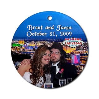 2009 Gifts  2009 Seasonal  Brent/Jaesa Las Vegas Wedding Ornament