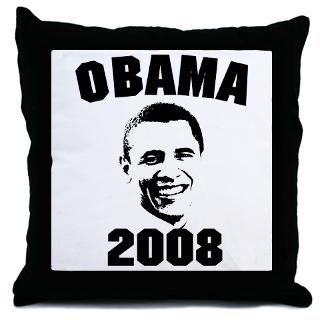 Barack Obama 2008 Throw Pillow