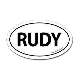 Rudy 2008 Traditional Sticker  White (Oval) for $4.25