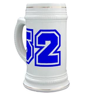 52 Kitchen and Entertaining  Varsity Uniform Number 52 (Blue) Stein