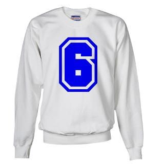 Sweatshirts & Hoodies  Varsity Uniform Number 6 (Blue) Sweatshirt