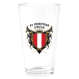 number one peruvian uncle pint glass