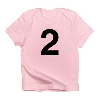 Number 2 Helvetica Infant T Shirt by Raven_Art