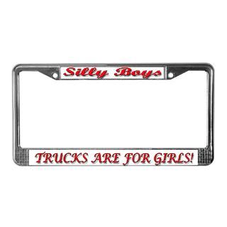 Silly Boys #2 License Plate Frame