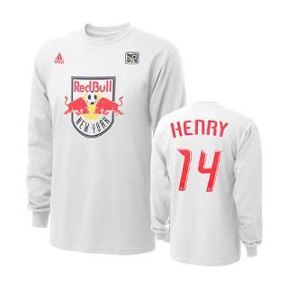 Bulls Youth Thierry Henry adidas Name and Number Long Sleeve T Shirt