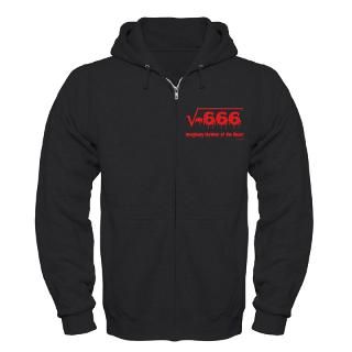 666 Gifts  666 Sweatshirts & Hoodies  Imaginary Number Zip Hoodie