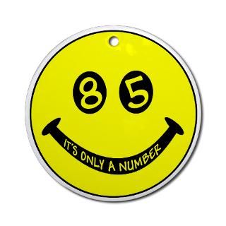 85th birthday smiley face. 85, its only a number  Winkys t shirts