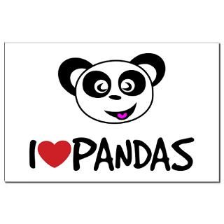 heart pandas merchandise decorated with a cute panda cartoon $ 9