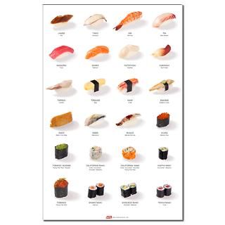 Sushi Ensemble (11 x 17) (english)  SushiPoster  SushiPoster