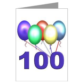 100 Greeting Cards  100th Birthday Party Invitations (Pk of 10