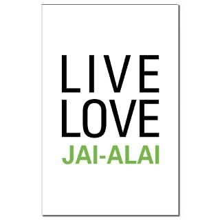 Live Love Jai Alai Mini Poster Print  Live Love Jai Alai  100