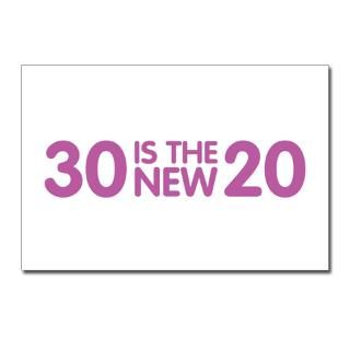 30 is the new 20 Postcards (Package of 8) for $9.50