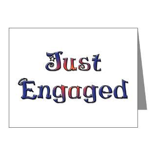 Gifts  Engaged Note Cards  Just Engaged Note Cards (Pk of 10
