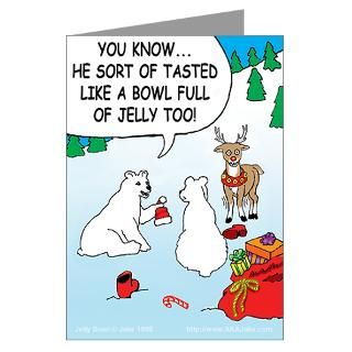  Cartoon Greeting Cards  Jelly Bowl Greeting Cards (Pk of 10