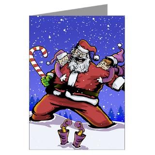 Angry Santa Greeting Cards  Angry Santa Greeting Cards (Pk of 10