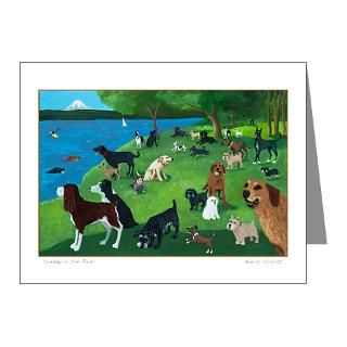 Dog Art Gifts  Dog Art Note Cards  Note Cards (Pk of 10)