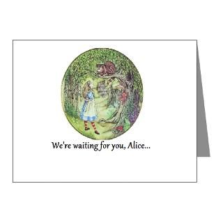 Alice Gifts  Alice Note Cards  Note Cards (Pk of 10)