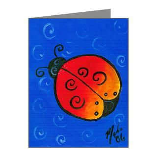 Gifts  Butterflies Note Cards  Ladybug Note Cards (Pk of 10