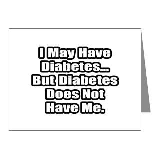 Sugar Note Cards  Diabetes Fighter Quote Note Cards (Pk of 10