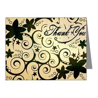  Antique Note Cards  Old Paper Flowers Note Cards (Pk of 10