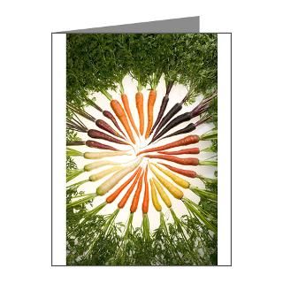  Food Note Cards  Carrots of Many Colors Note Cards (Pk of 10