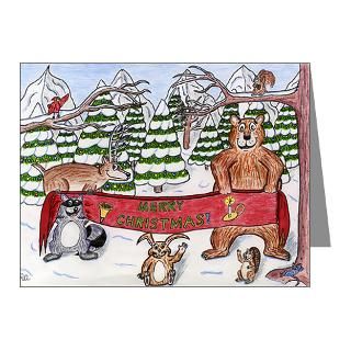 Note Cards  Christmas Winter Wonderland Note Cards (Pk of 10