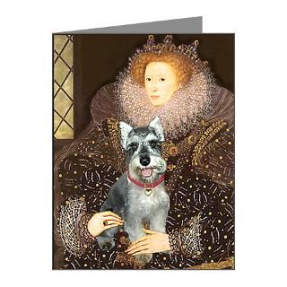 Elizabeth / Min Schnauzer Note Cards (Pk of 10) by masterpiecedogs