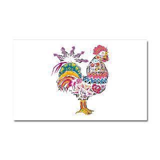  Celebration Car Accessories  Rooster Fiesta Car Magnet 20 x 12