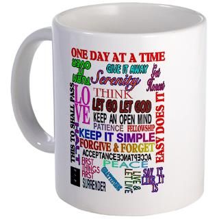 12 STEP SLOGANS IN COLOR Mug