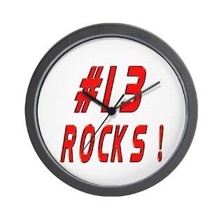 13 Rocks Wall Clock for $18.00