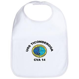 USS Ticonderoga CVA 14 Bib for $12.00