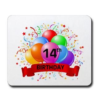 Happy Birthday 14 Year Old Mousepads  Buy Happy Birthday 14 Year Old