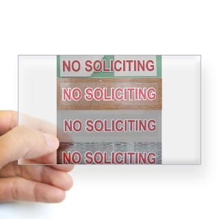 No Solicitation Stickers  Car Bumper Stickers, Decals