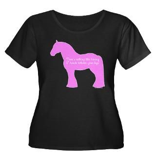 17 hands draft horses. Plus Size T Shirt by dressageart