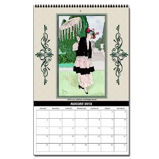 Journal Des Dames 17 Tall 2013 Wall Calendar by vintagecalendar