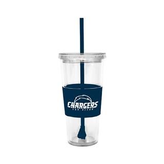 San Diego Chargers 22 oz. Double Walled Straw Tumb for $16.99