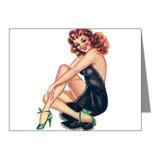  Up Gifts  Pin Up Note Cards  Retro Pin Up Note Cards (Pk of 20