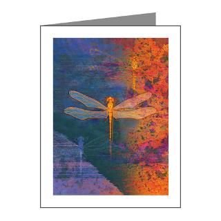 Gifts  Bug Note Cards  Flaming Dragonfly Note Cards (Pk of 20