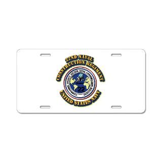 Seabee License Plate Covers  Seabee Front License Plate Covers