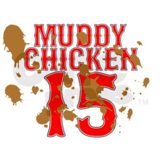 15 Gifts  15 Wall Decals  Muddy Chicken 22x14 Oval Wall Peel