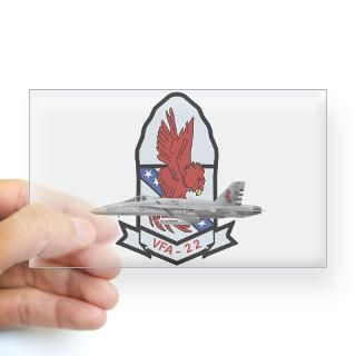 VFA 22 Fighting Redcocks Rectangle Decal for $4.25